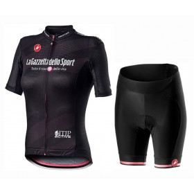 Set Wielershirt + Fietsbroek Kort 2020 Ronde van Italië Dames N003